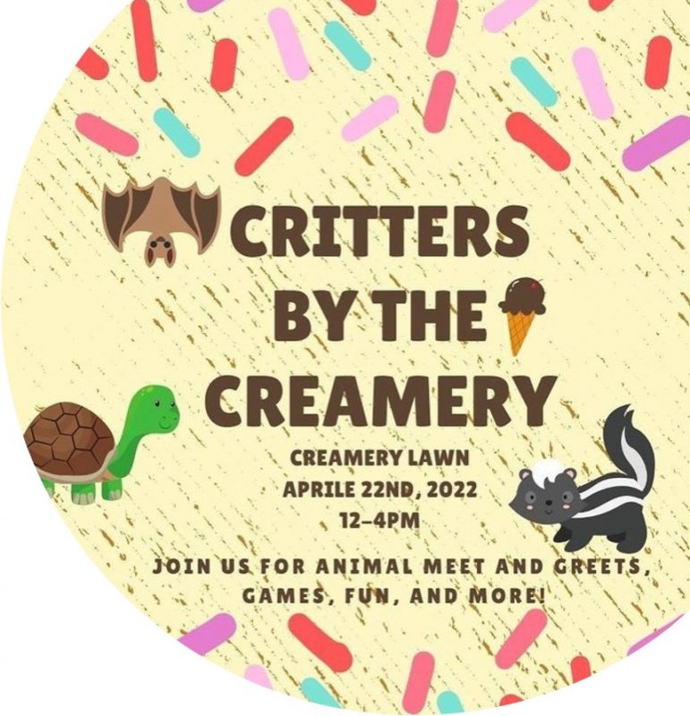 Flyer for Critters by the Creamery