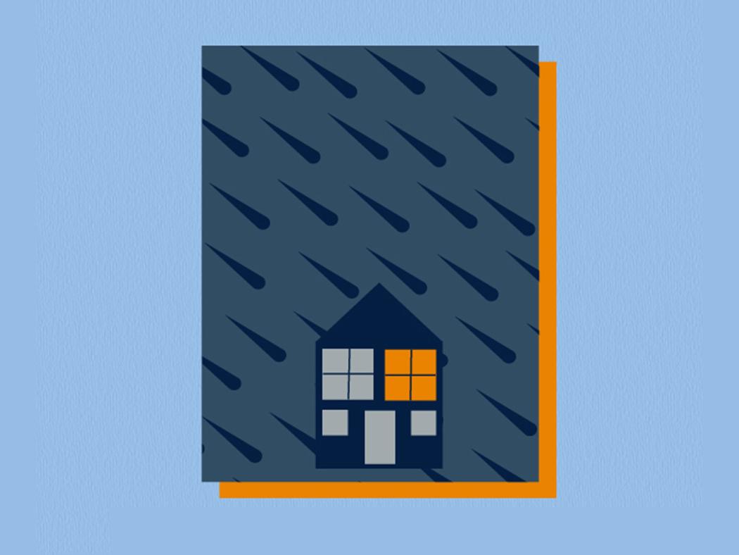 Logo for the Center for Energy Law and Policy showing a house with rain