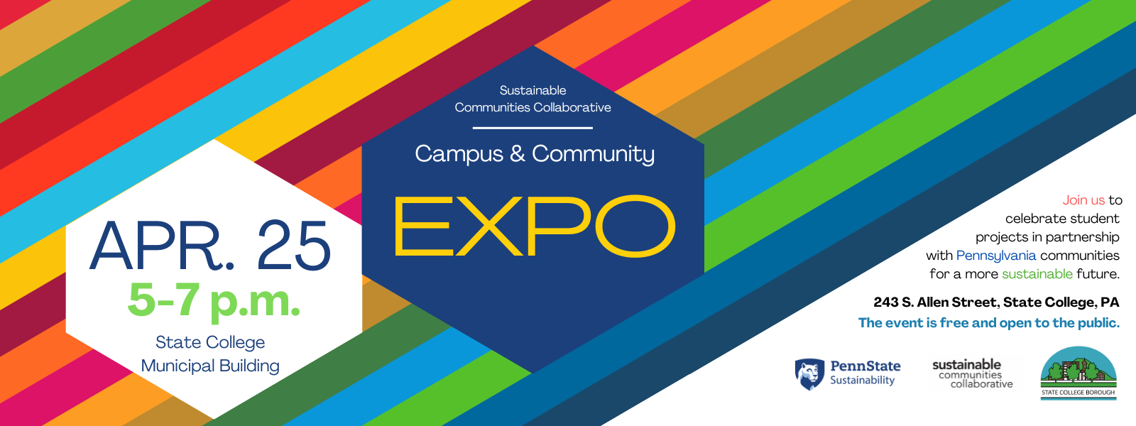 Graphic advertising the SCC Spring 2024 Expo